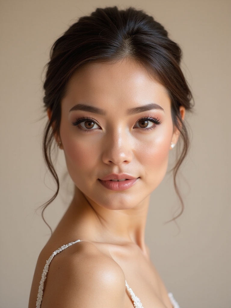 soft romantic bridal makeup