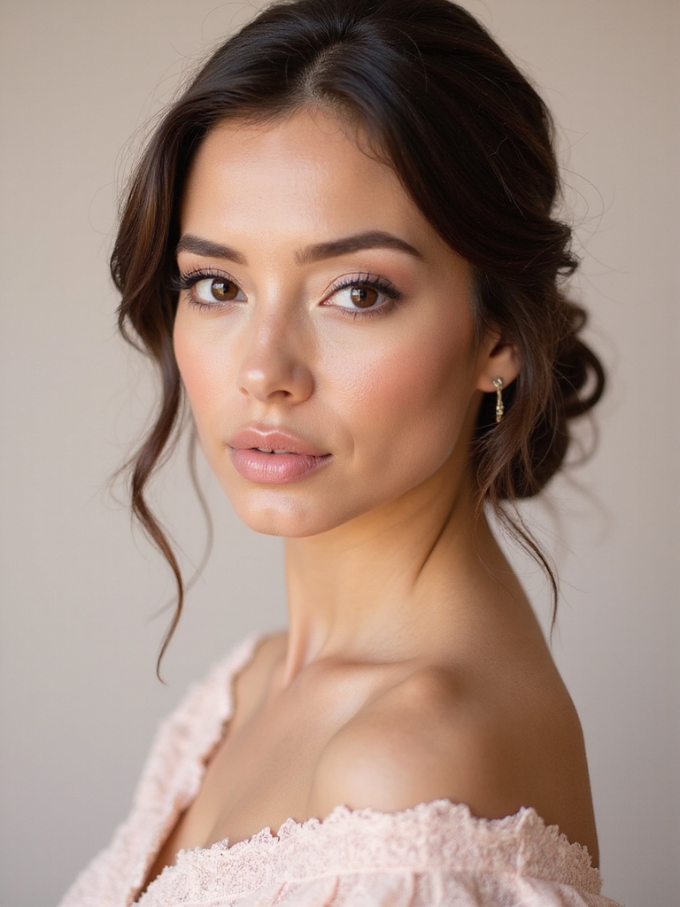 soft romantic bridal makeup