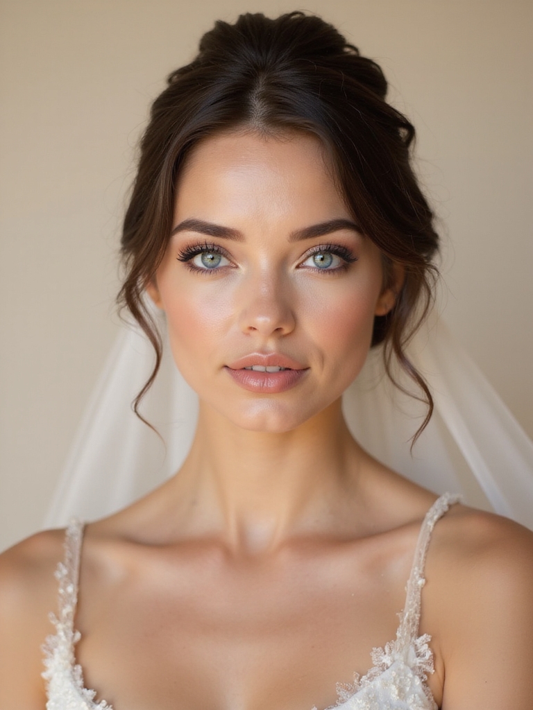 soft romantic bridal makeup