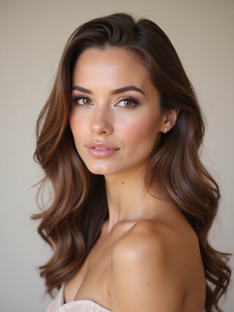 soft romantic engagement makeup