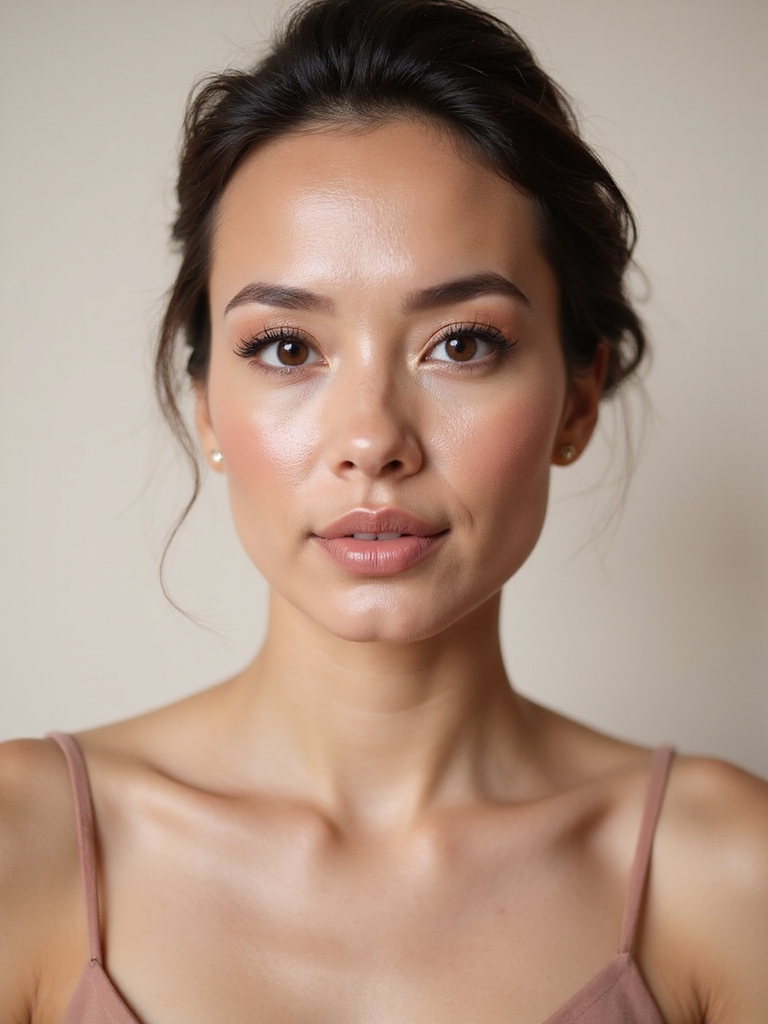 soft romantic engagement makeup