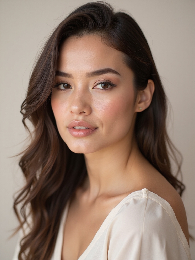 soft romantic engagement makeup