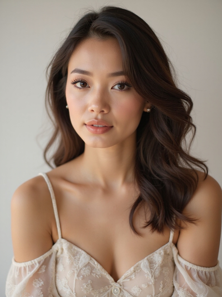 soft romantic engagement makeup