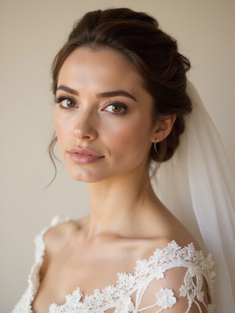 soft romantic wedding makeup
