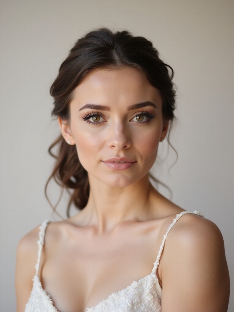 soft romantic wedding makeup