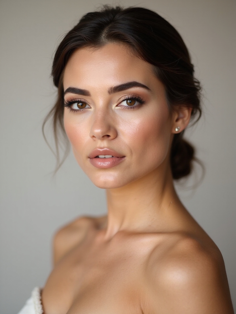 soft shimmer for brown eyes