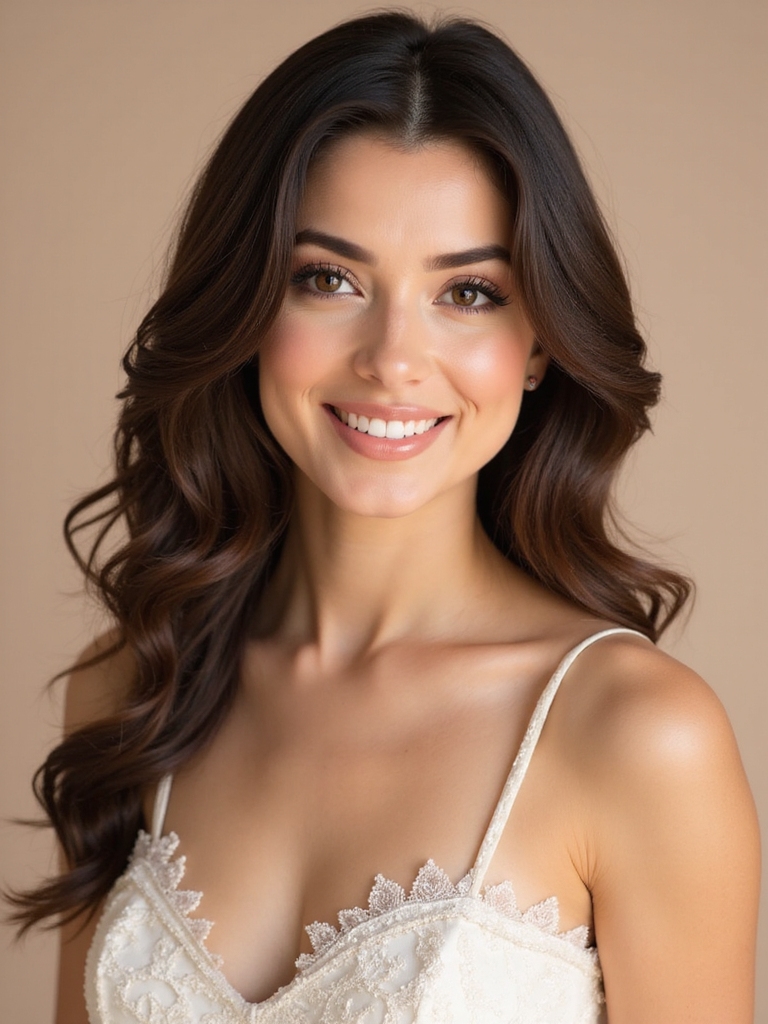 soft voluminous wedding waves