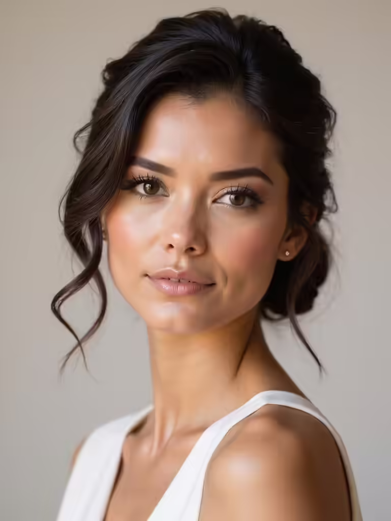 sophisticated brown eyes makeup