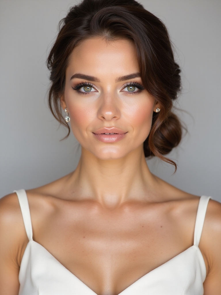 sophisticated low ponytail style