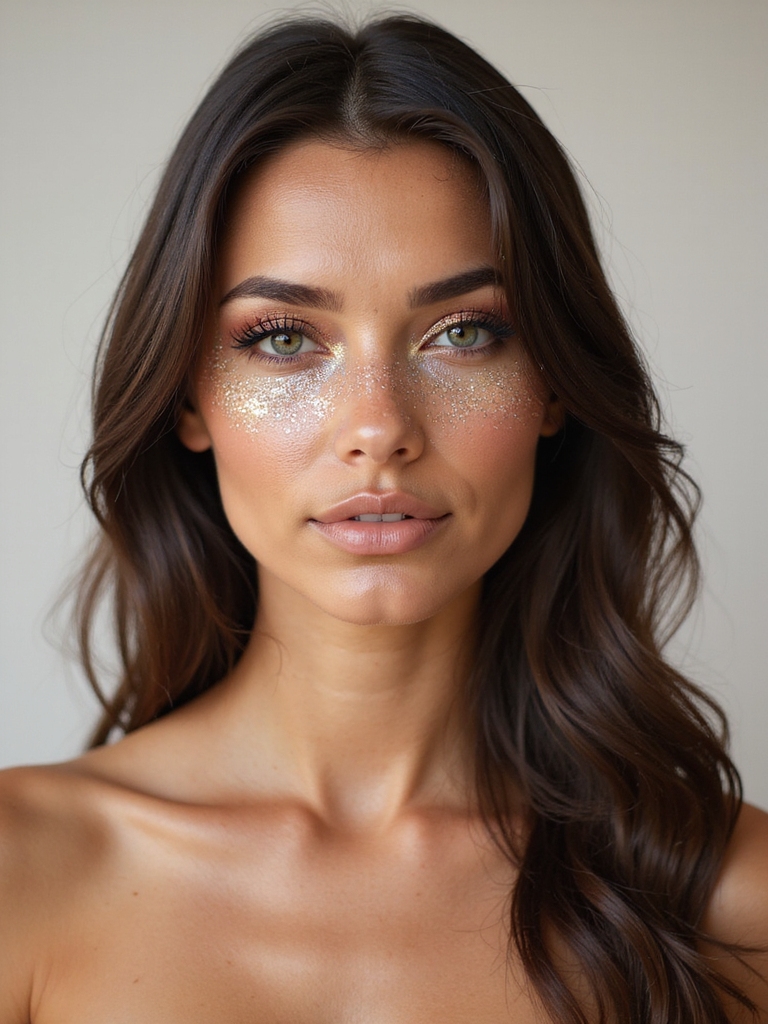 sparkling wedding makeup elegance