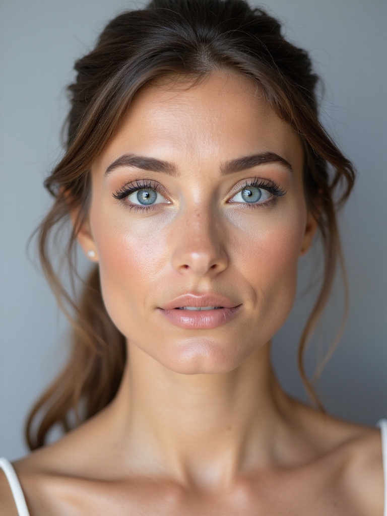 stunning blue eye makeup