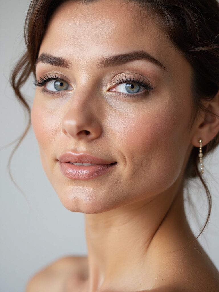 stunning blue eye makeup