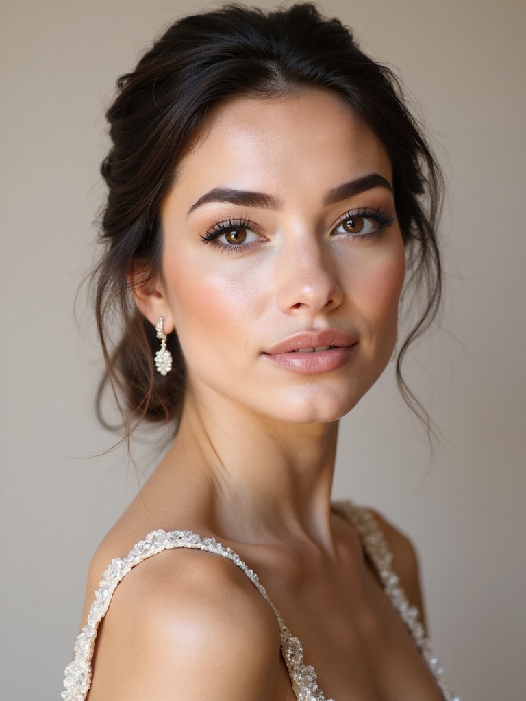 stunning brown eye makeup