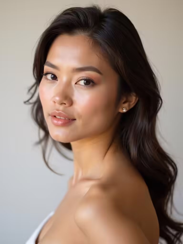 stunning engagement photo makeup