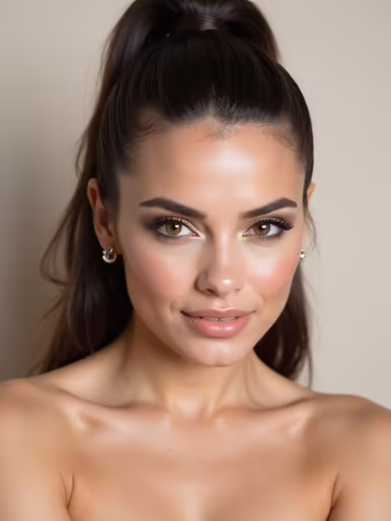 stylish ponytails for weddings