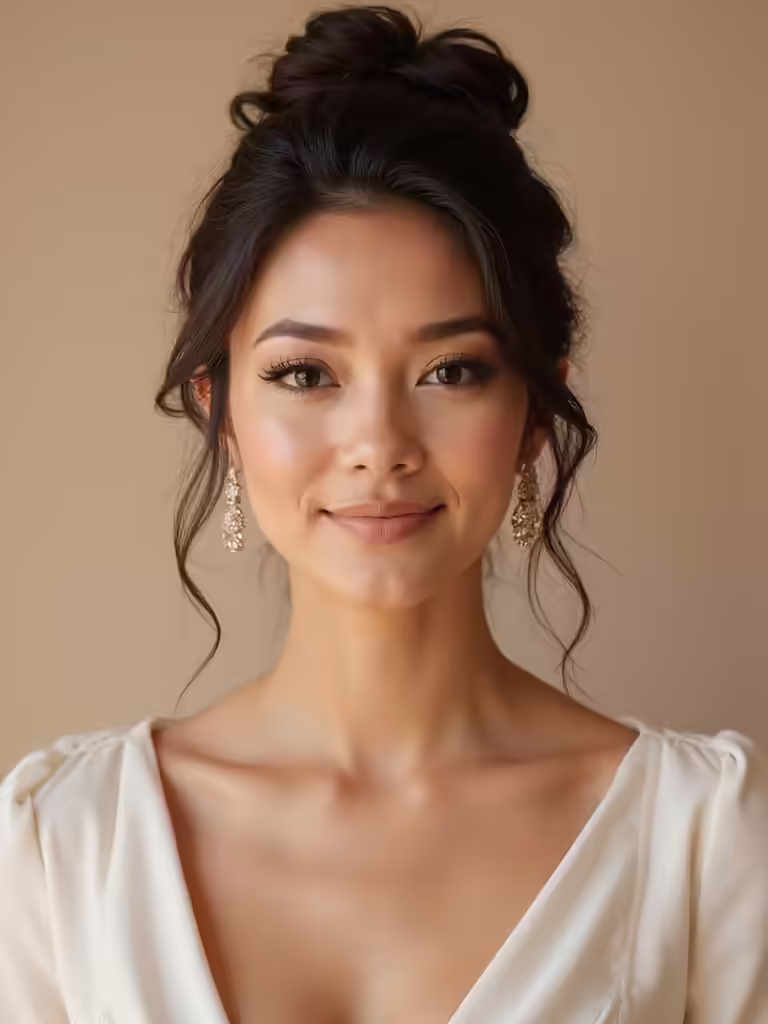 stylish wedding guest buns