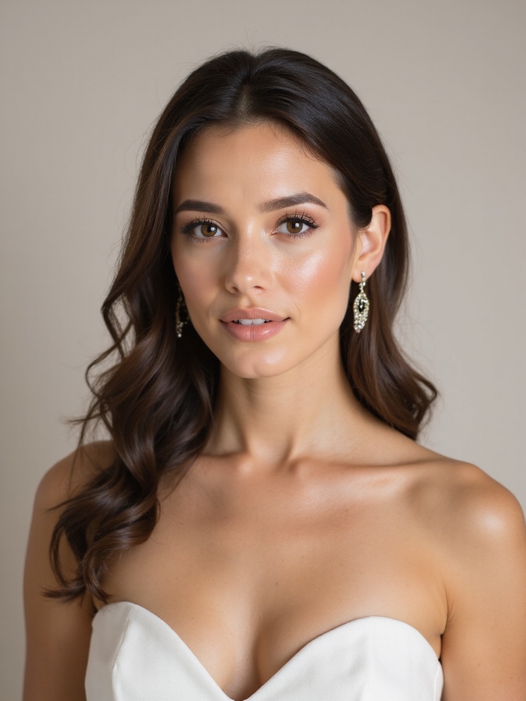 subtle contouring for brides