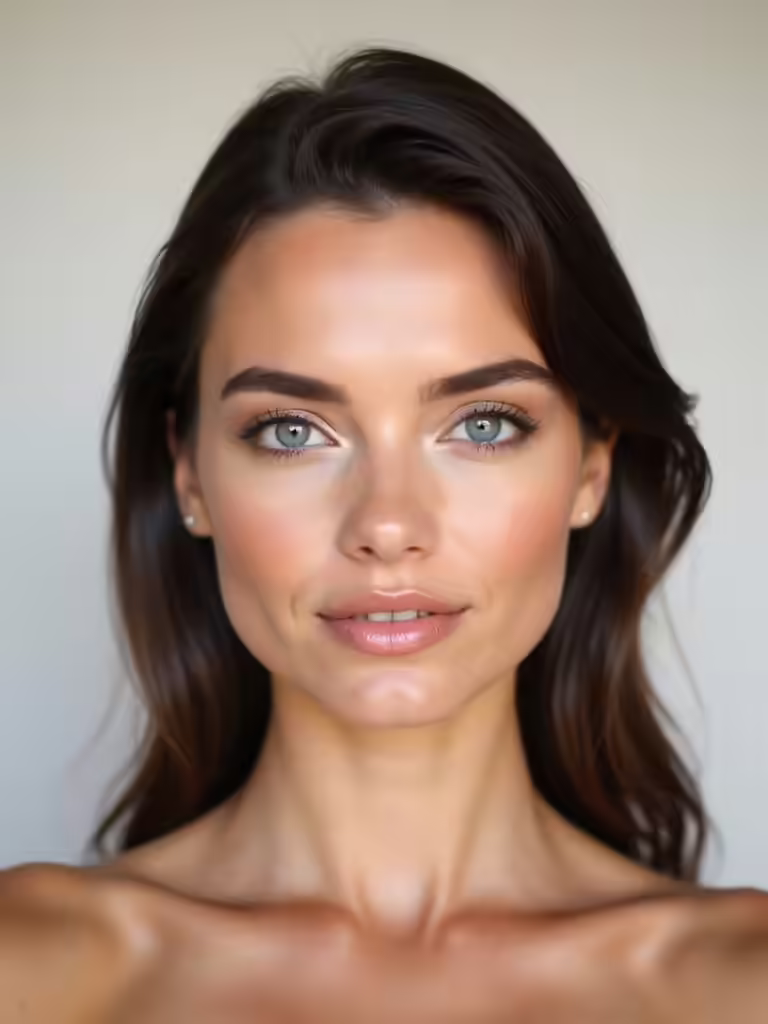 subtle enhancements for blue eyes