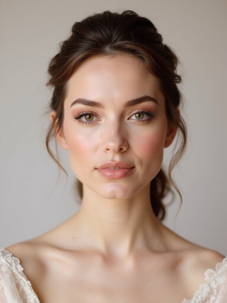 subtle light pink blush