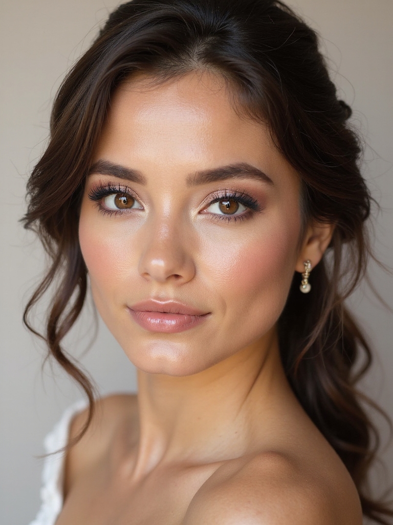 subtle mauve for brown eyes