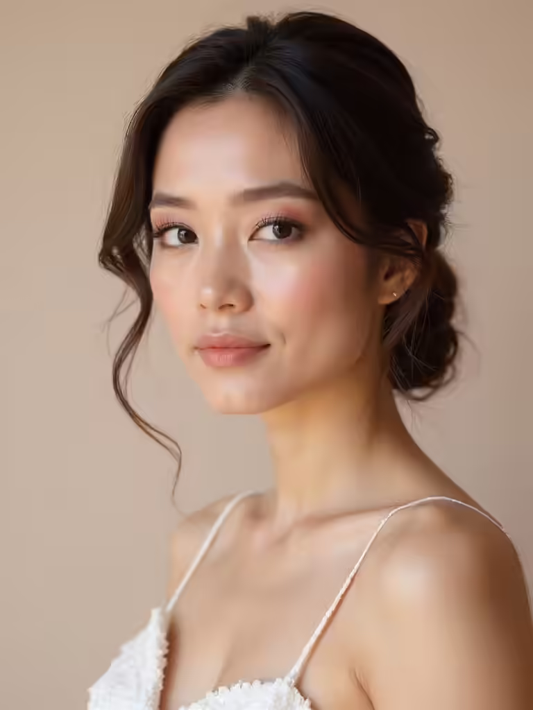 subtle nude bridal makeup