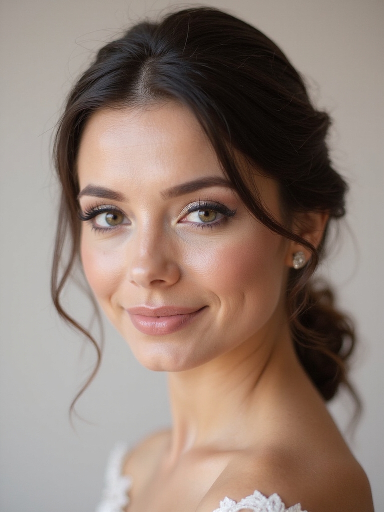 subtle shimmer for bridal radiance