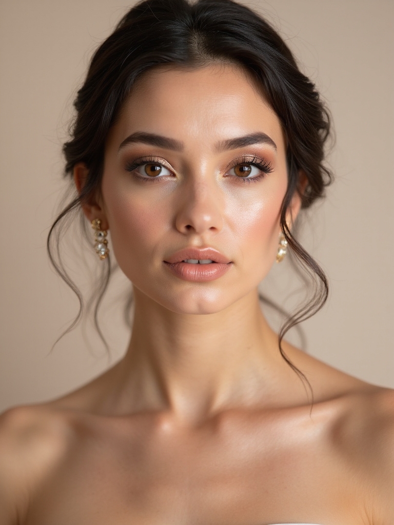 subtle shimmer for brown eyes