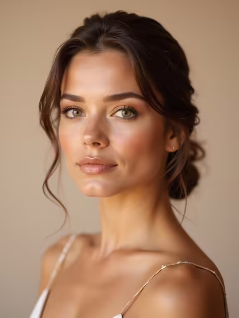 sun kissed bronze bridal beauty
