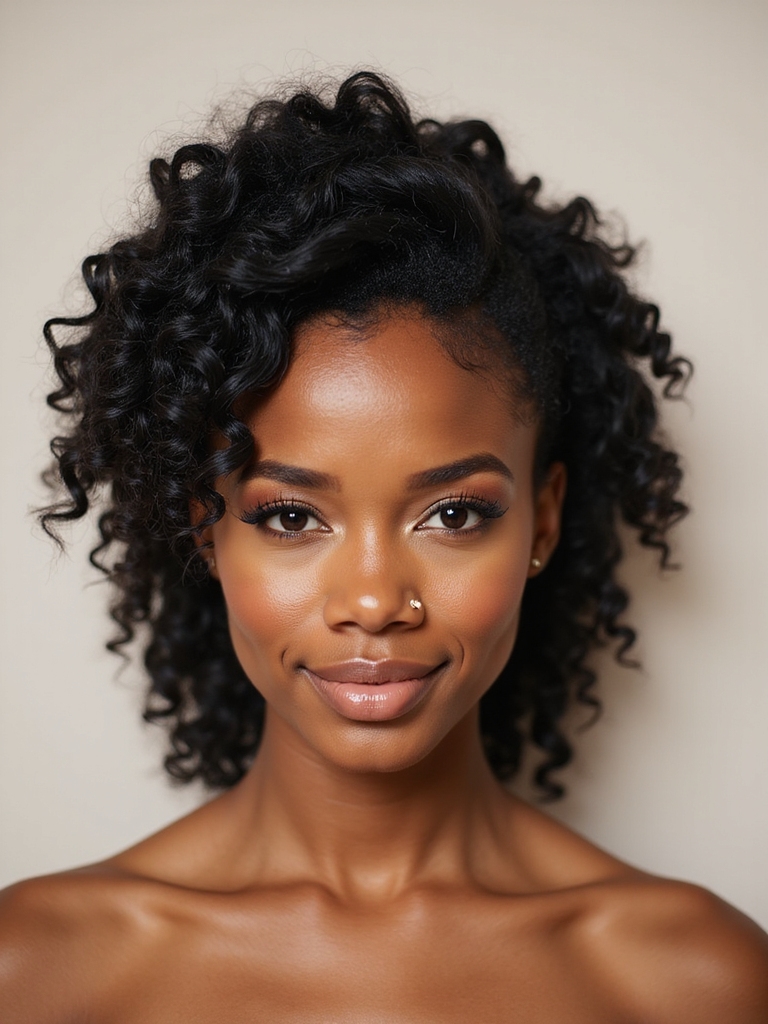 tailored half updo wedding styles