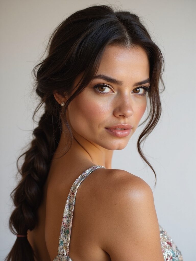 textured boho fishtail braid