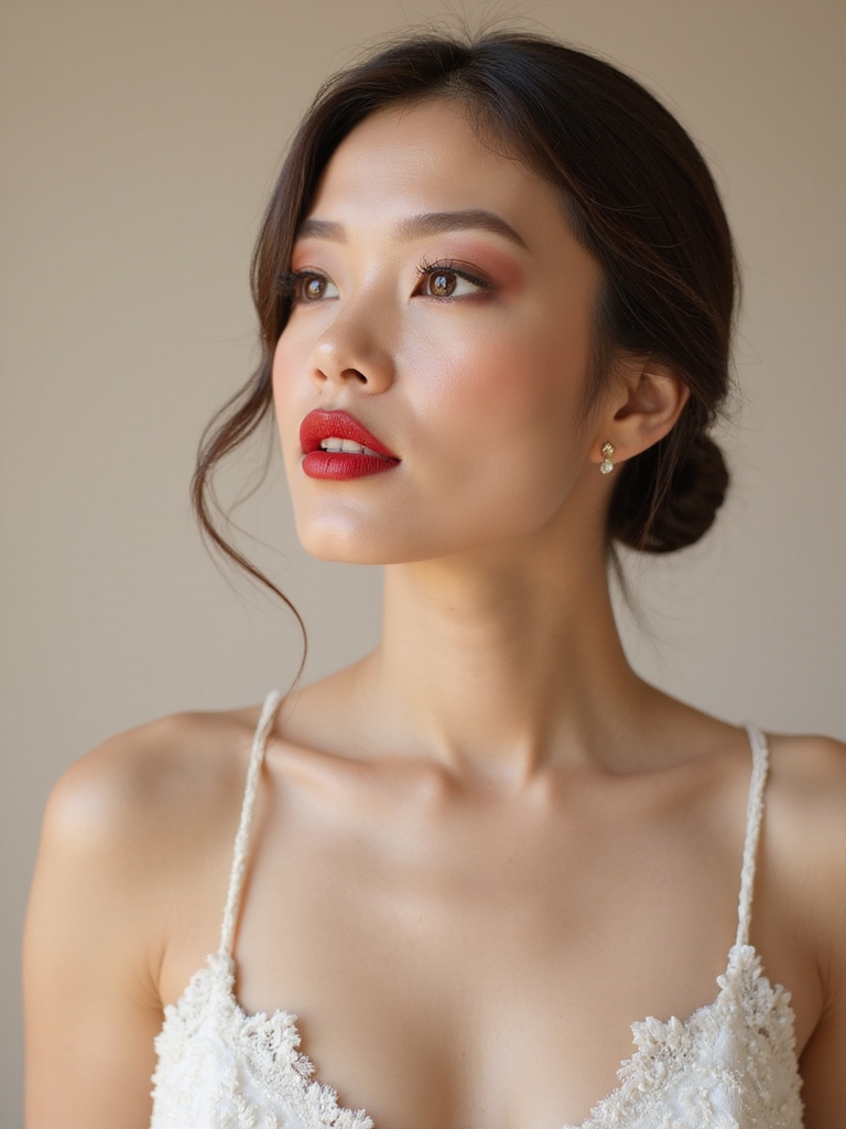 timeless bold red lips