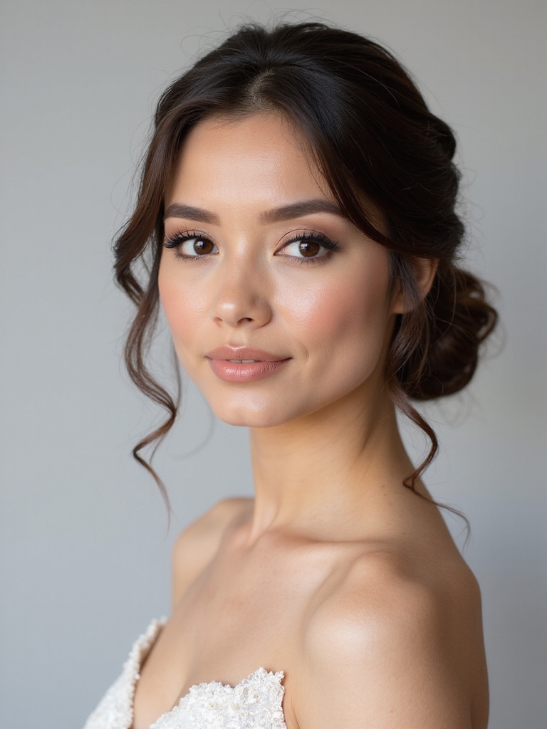 timeless bridesmaid hairstyle elegance