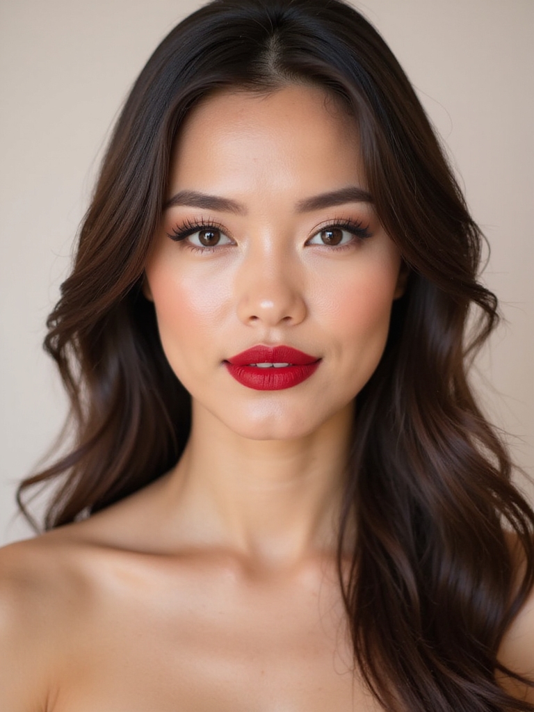 timeless classic red lips