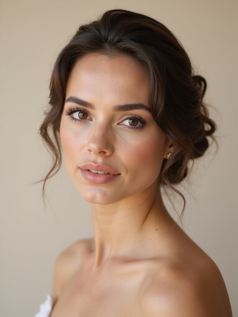 timeless elegant bridal makeup