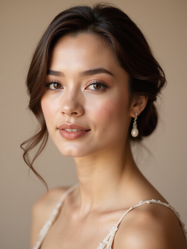timeless elegant bridal makeup