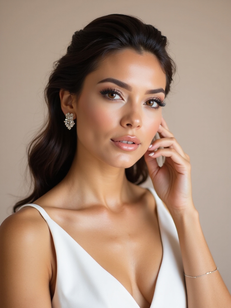 timeless elegant bridal makeup