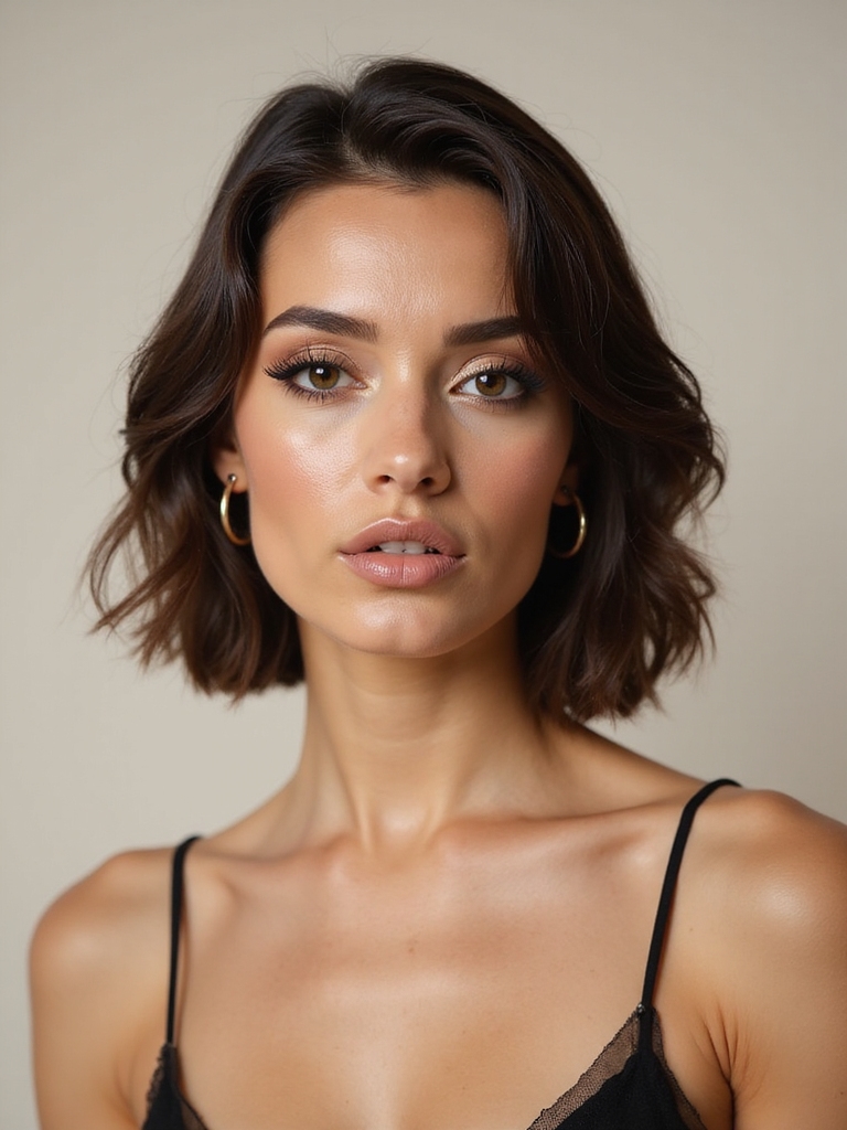 timeless elegant engagement makeup