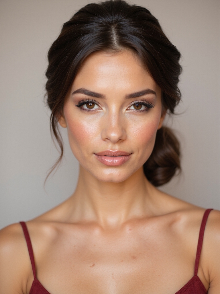 timeless elegant low chignon