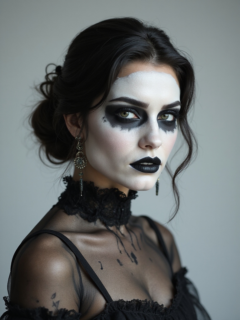 timeless ghost bride elegance