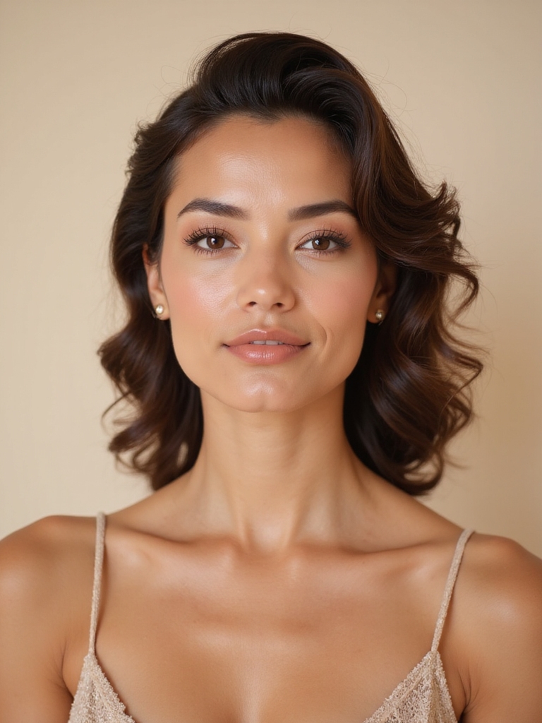 timeless half updo elegance