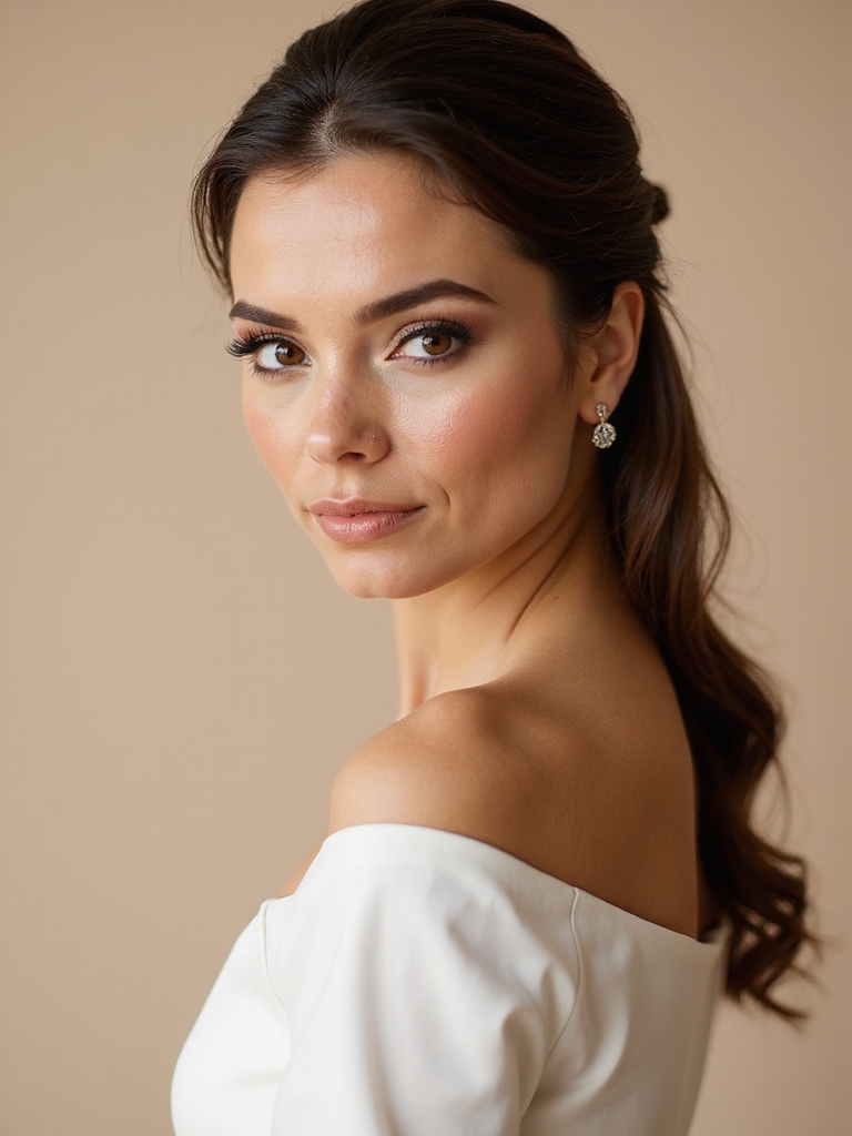 timeless modern bridal elegance