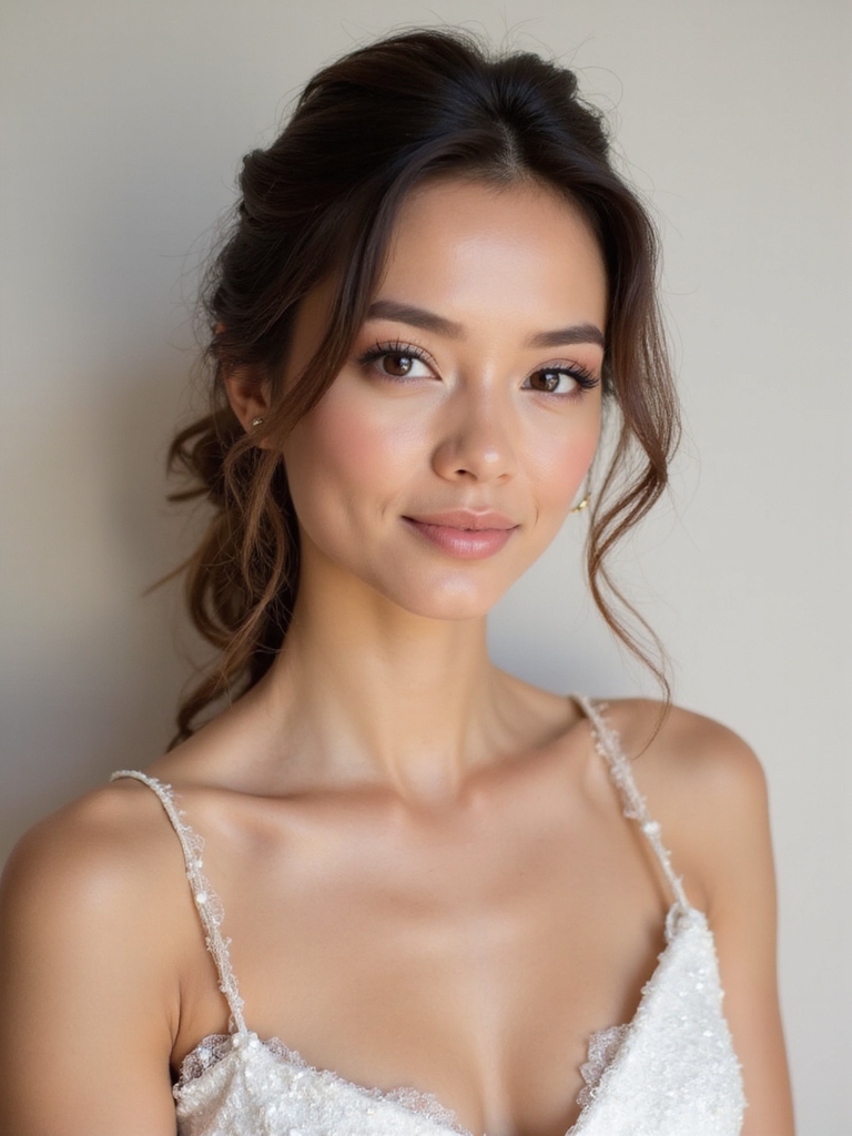 timeless natural bridal beauty