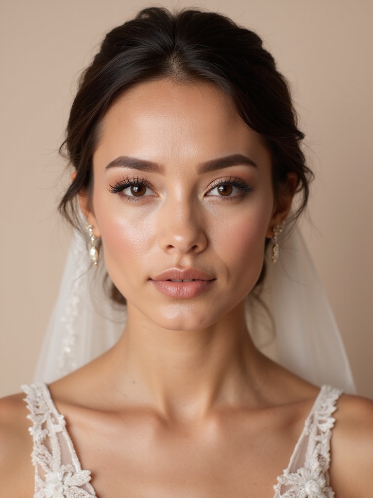 timeless natural bridal beauty