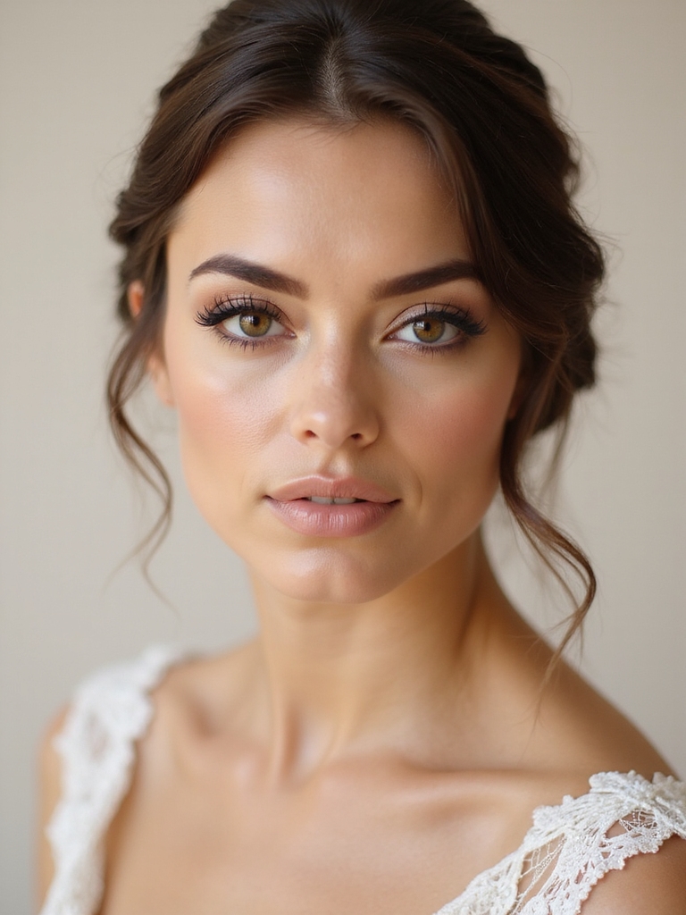 timeless neutral bridal elegance