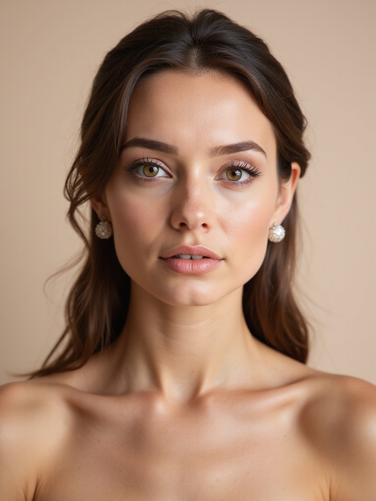 timeless neutral bridesmaid makeup