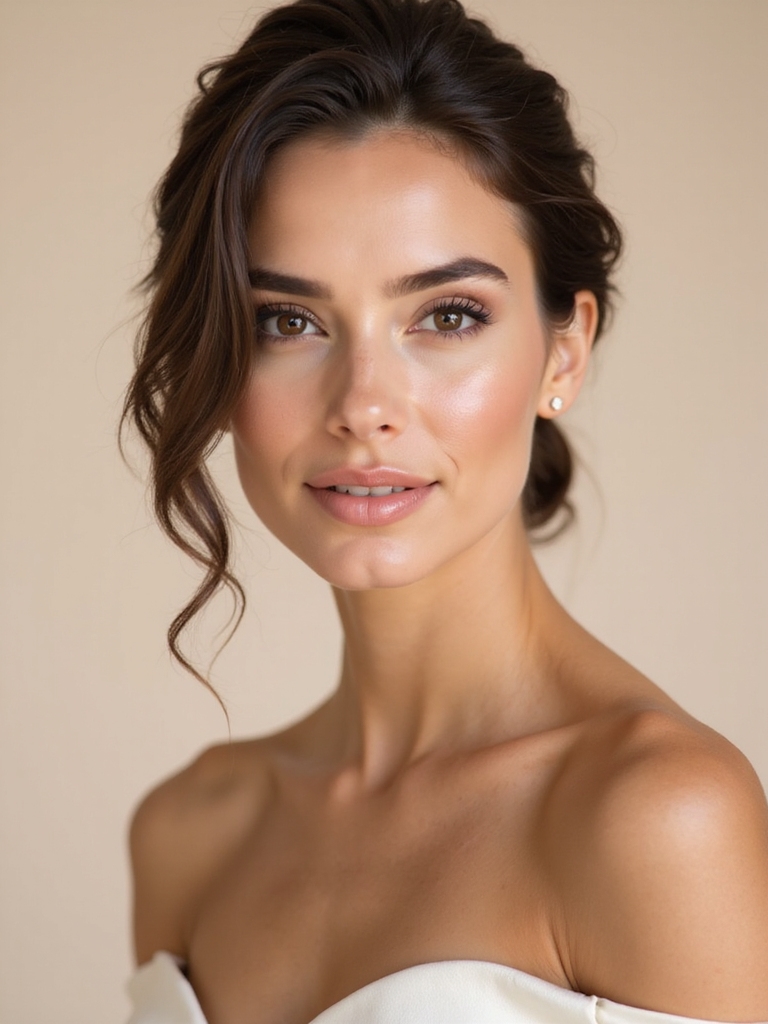 timeless no makeup bridal looks