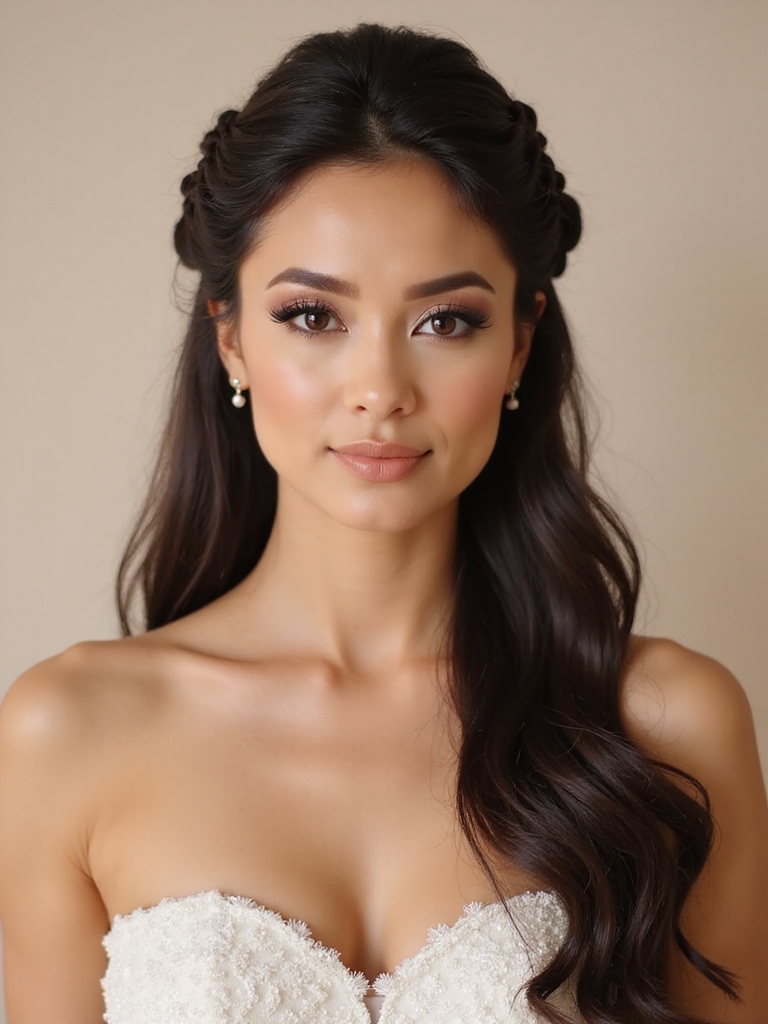 timeless romantic bun twist