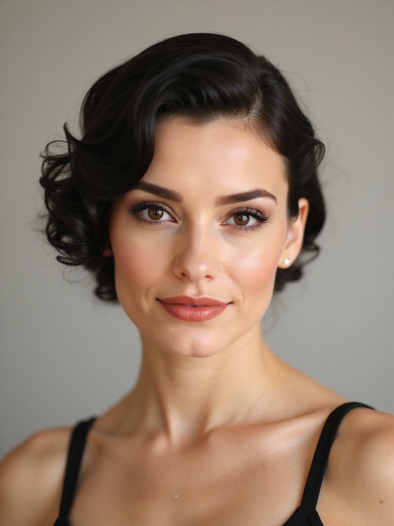 timeless vintage finger waves