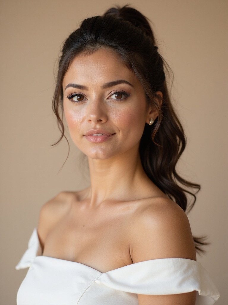 twisted ponytail for elegance