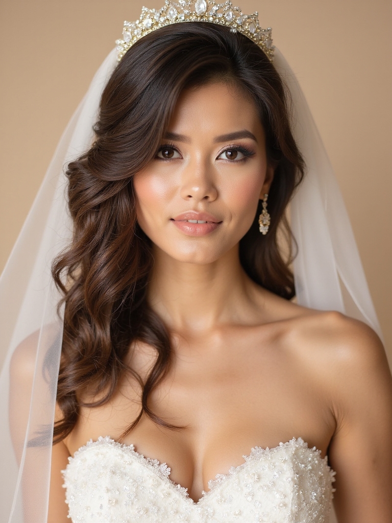 veil length and attachment